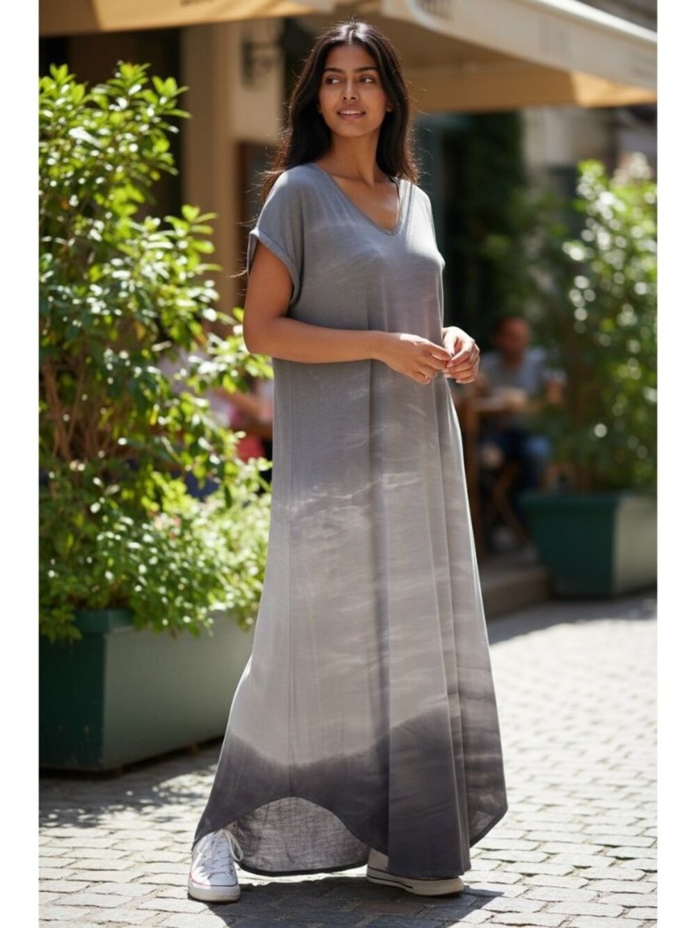 Tie Dye Relaxed Fit Maxi Dress Size M